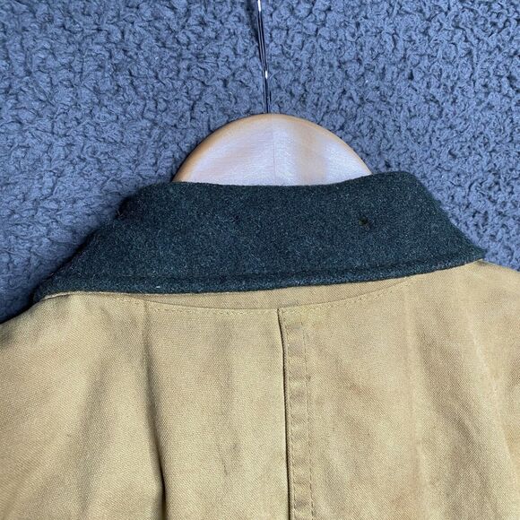FILSON Upland Hunting Jacket MEN’S LARGE 44 Heavy Wax Cotton Canvas USA Made - Picture 11 of 16